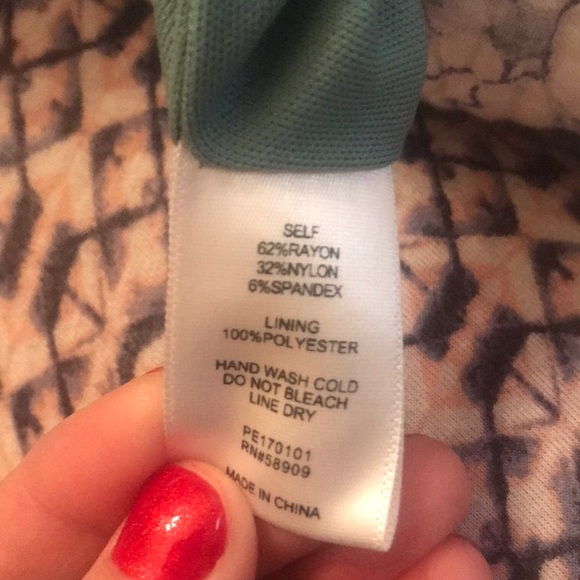 Sage Green Cocktail Dress - Picture 6 of 6